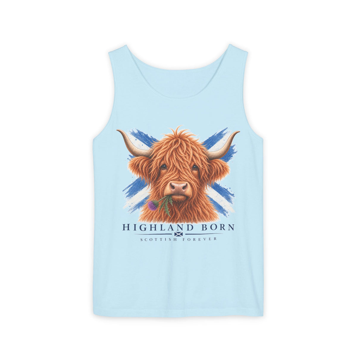 Highland Born - Scottish Cow Tank Top