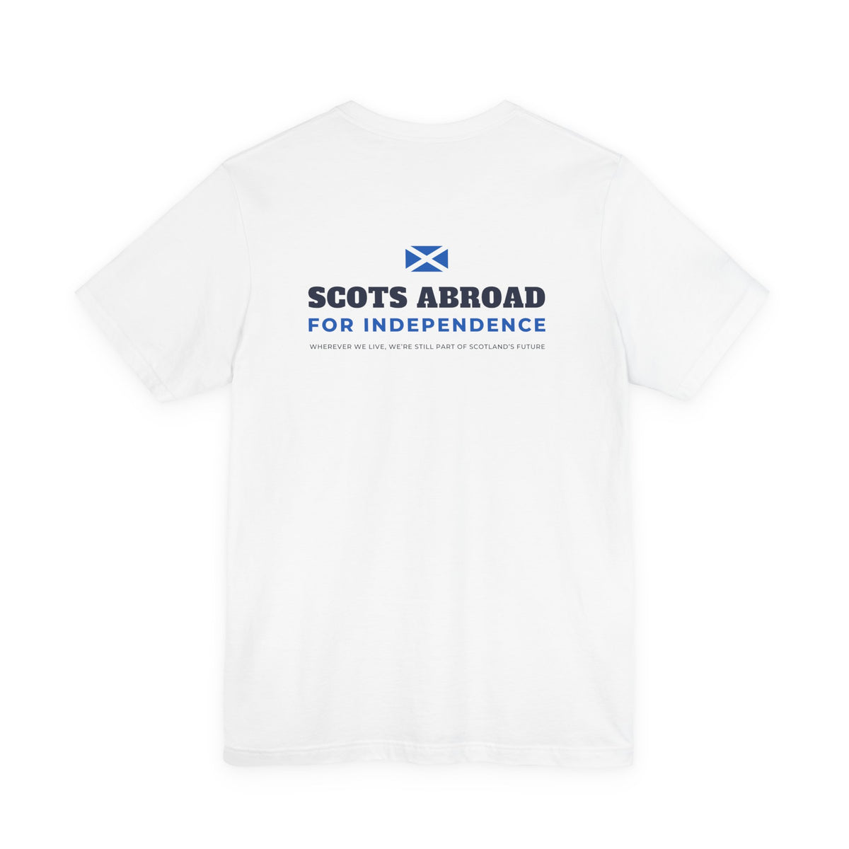 "Exiled, Not Absent" Scottish Independence T-Shirt (Australia & NZ Shipping) | Scots Abroad Back Print Tee