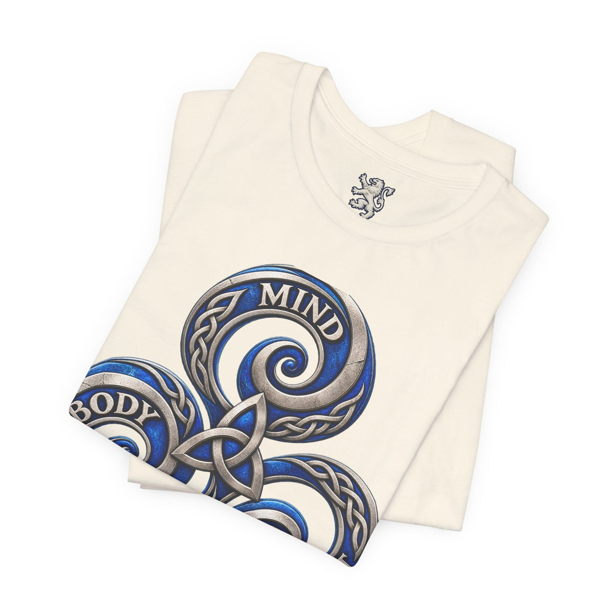 Mind Body Spirit Triskelion T-Shirt — Celtic Wellness Tee