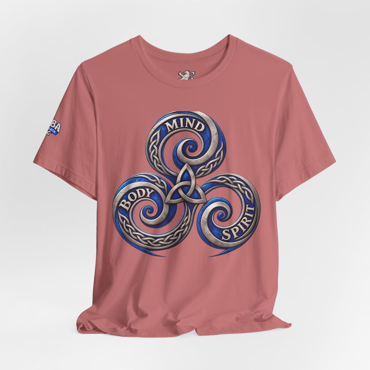 Mind Body Spirit Triskelion T-Shirt — Celtic Wellness Tee