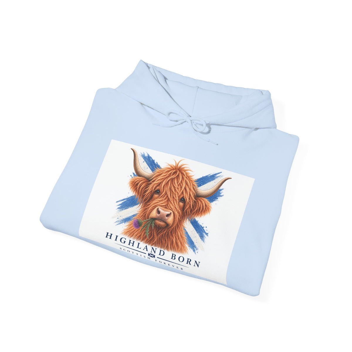 Highland Born Scottish Cow Hoodie