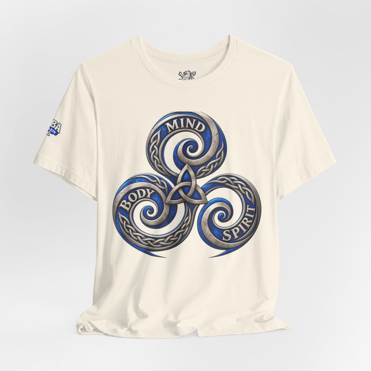 Mind Body Spirit Triskelion T-Shirt — Celtic Wellness Tee