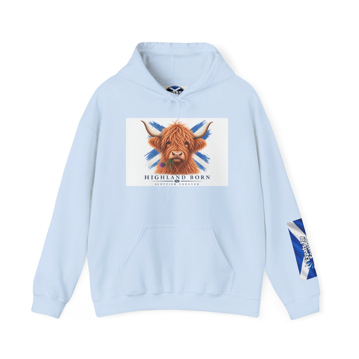 Highland Born Scottish Cow Hoodie