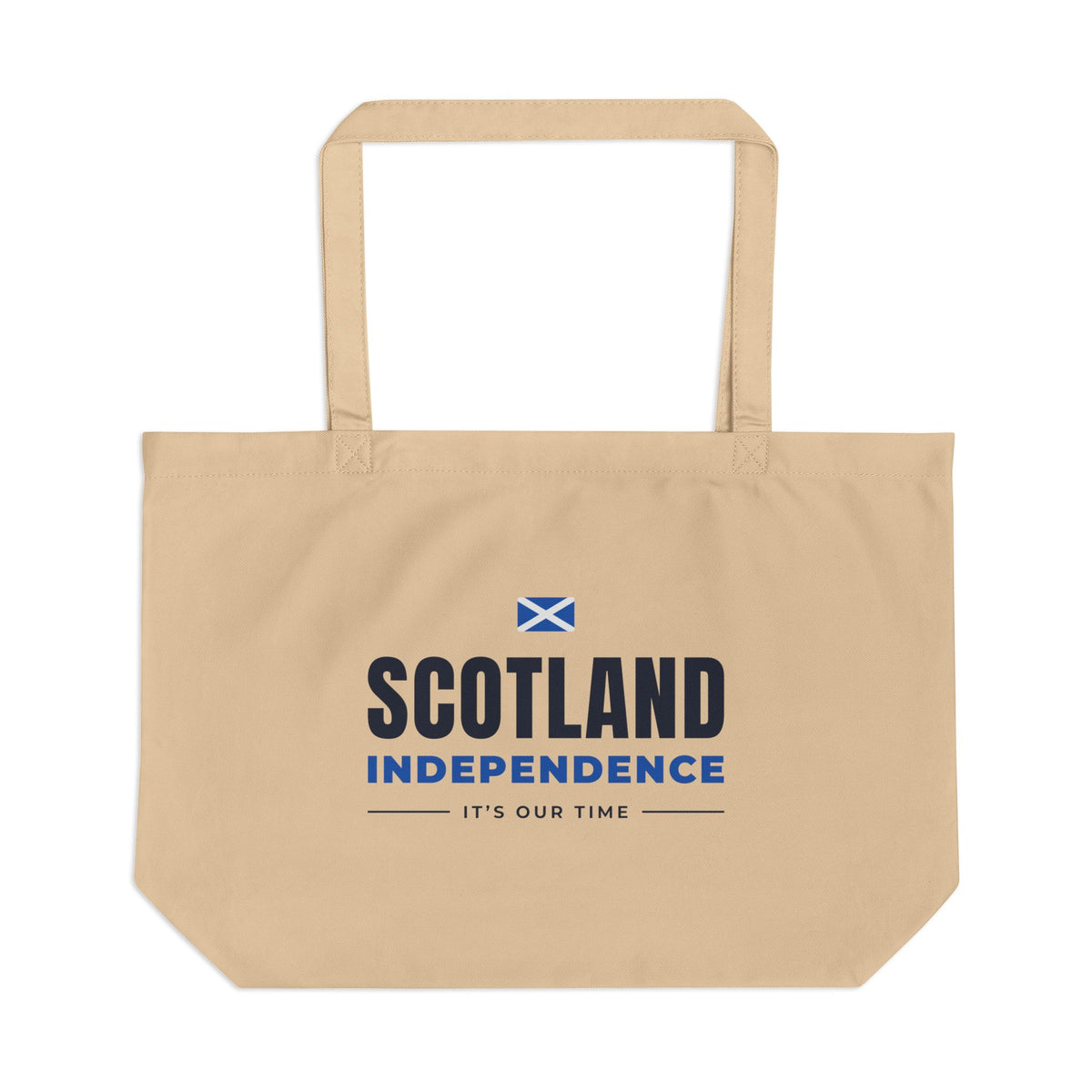 Scotland Independence "It's Our Time" Tote Bag | Saltire Gift for Scots Abroad