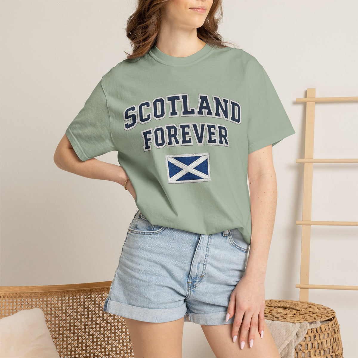 Scotland Forever T-Shirt — Scottish Flag Tee