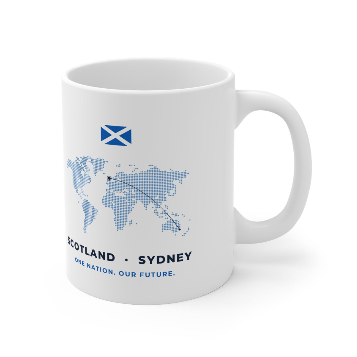 "Yes from Sydney" Scottish Independence Mug | 11oz Scots in Australia Gift