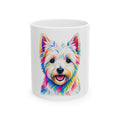 Westie Rainbow Ceramic Mug — (11oz & 15oz)
