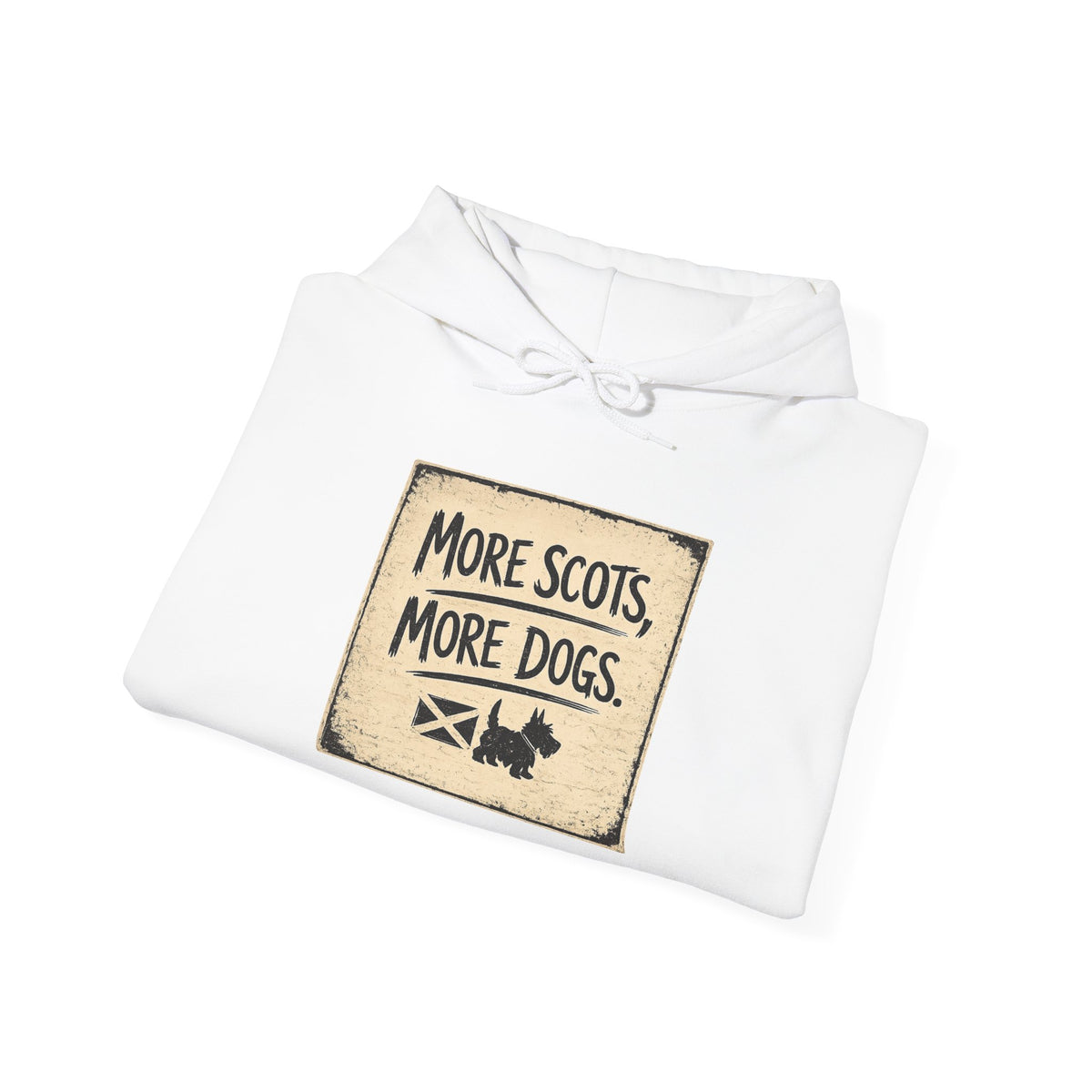 More Scots, More Dogs Hoodie — Scottish Pride Dog Lover Pullover