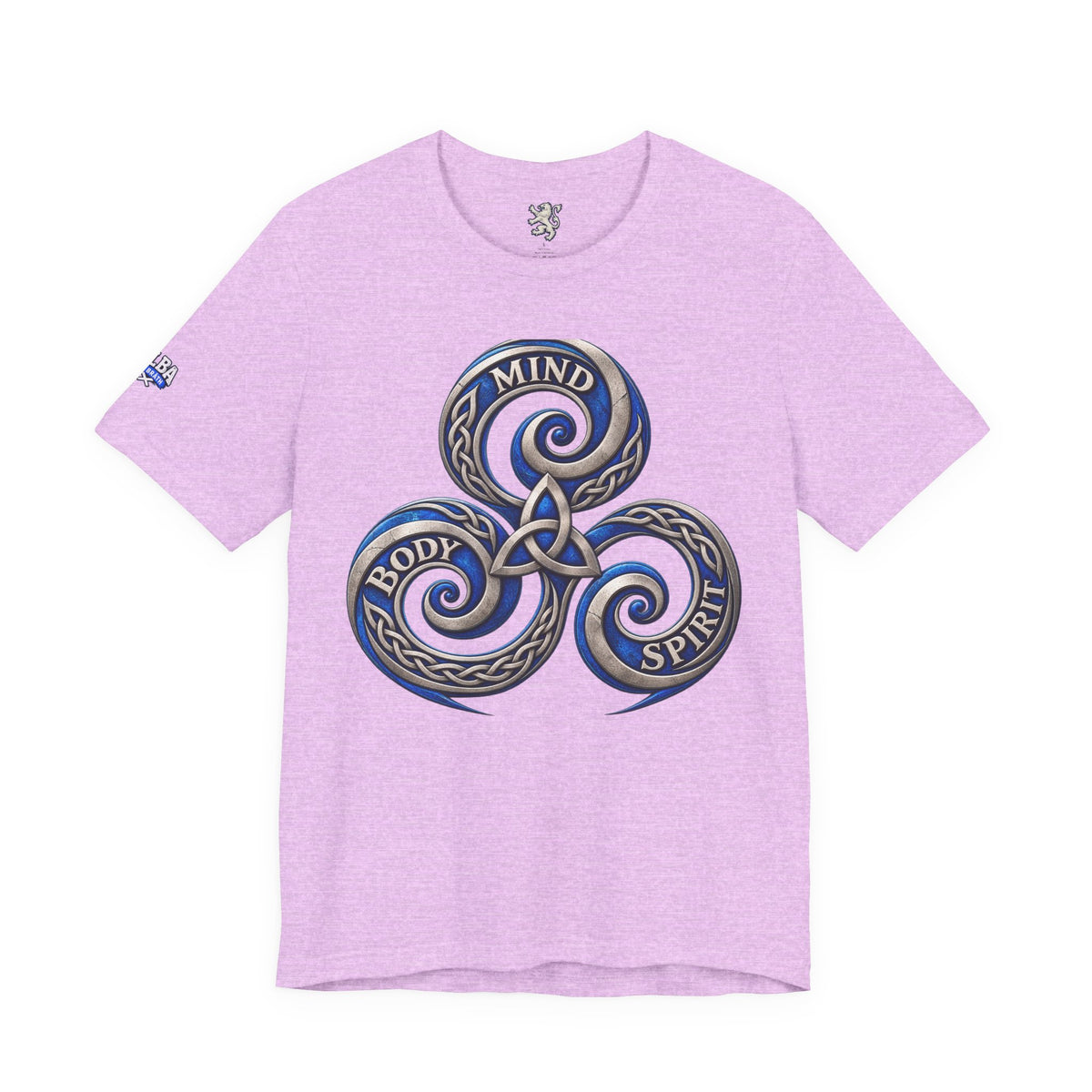 Mind Body Spirit Triskelion T-Shirt — Celtic Wellness Tee