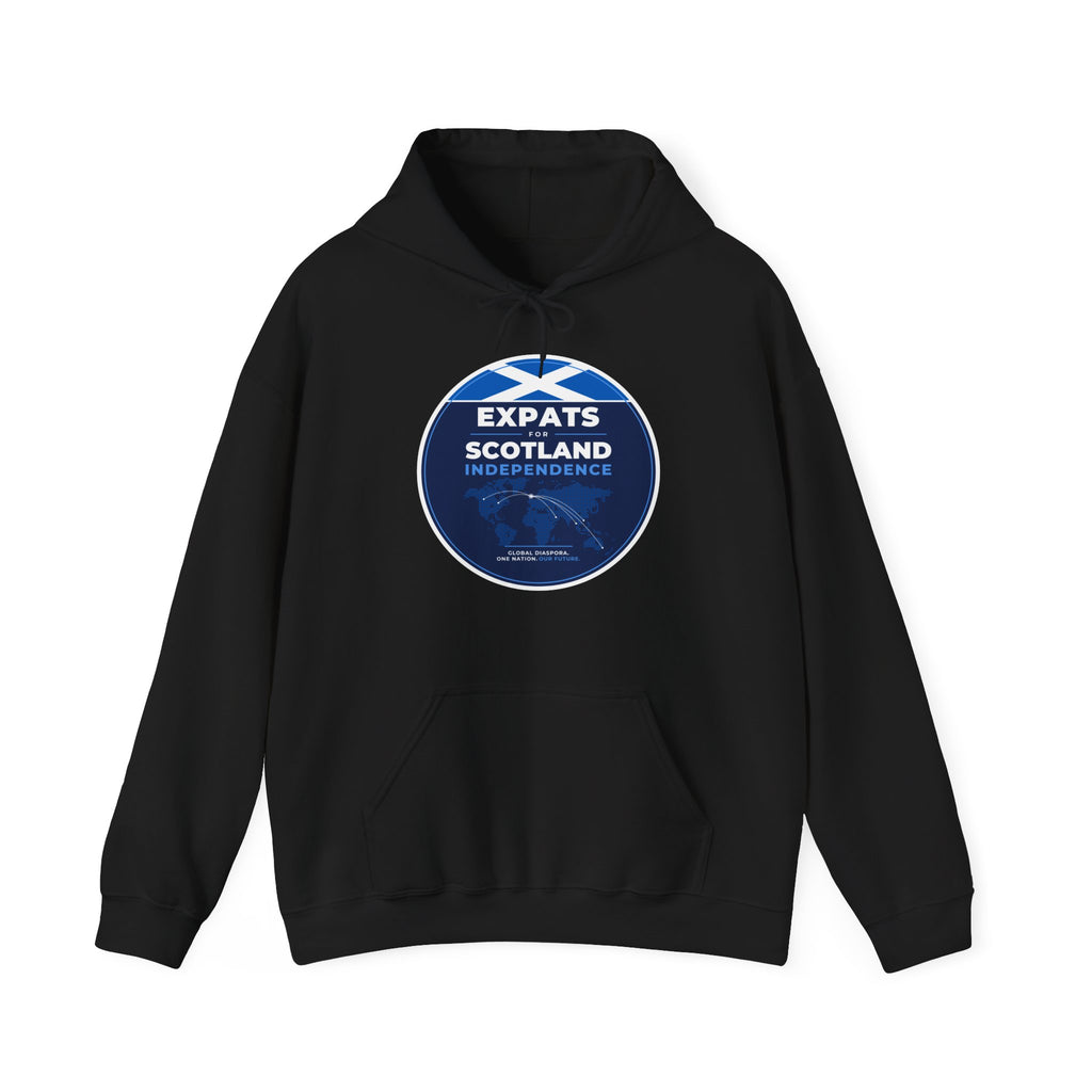 Expats for Scotland Independence Logo Hoodie (Australia & NZ Shipping) | Scots Abroad Saltire Pullover