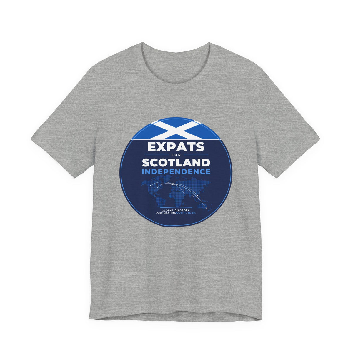 Expats for Scotland Independence Logo T-Shirt (Australia & NZ Shipping) | Global Scottish Diaspora Tee