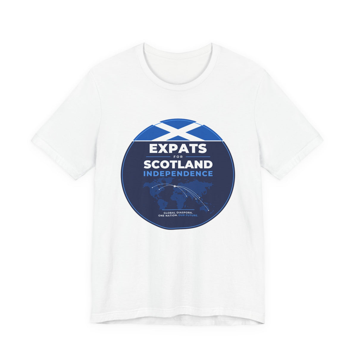 Expats for Scotland Independence Logo T-Shirt (Australia & NZ Shipping) | Global Scottish Diaspora Tee