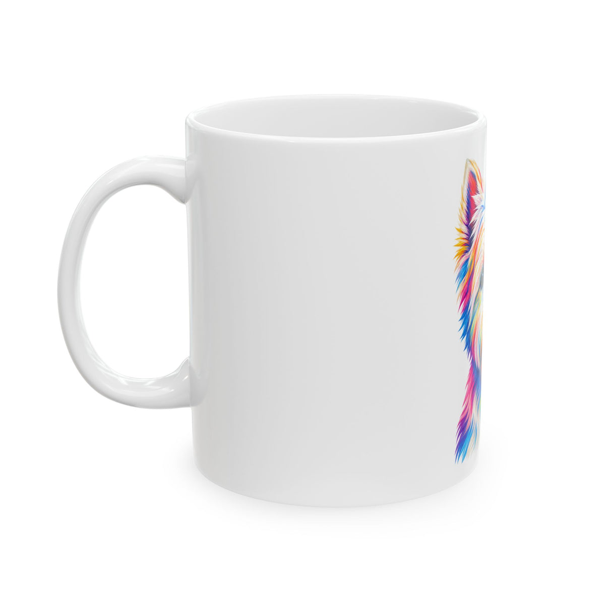 Westie Rainbow Ceramic Mug — (11oz & 15oz)