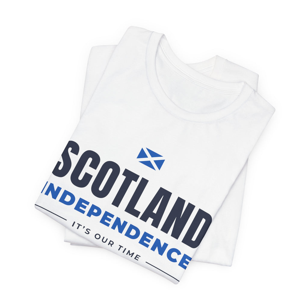 Scotland Independence "It's Our Time" T-Shirt (Australia & NZ Shipping) | Saltire Tee for Scots Abroad