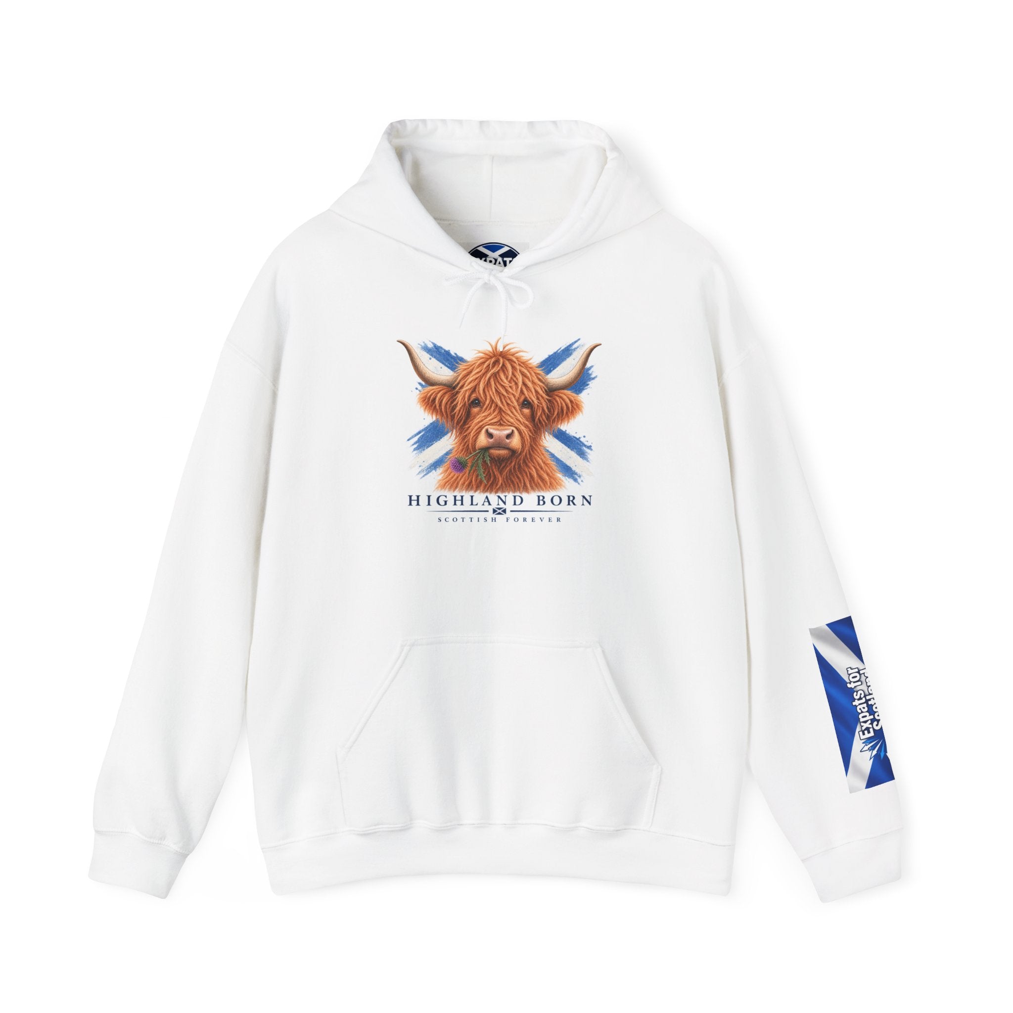 Highland Born Scottish Cow Hoodie