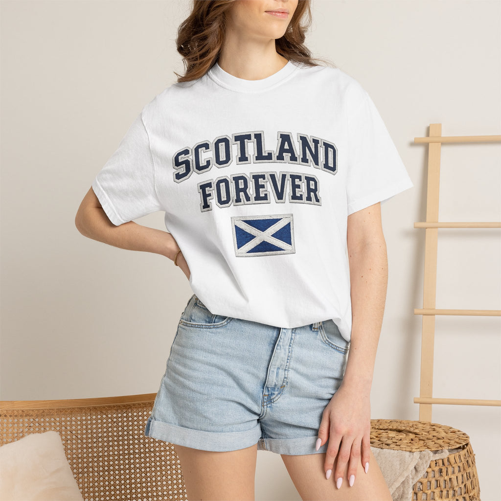 Scotland Forever T-Shirt — Scottish Flag Tee