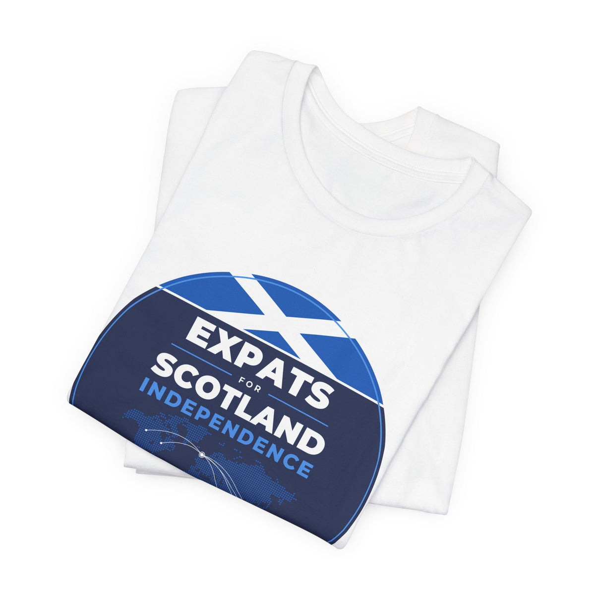 Expats for Scotland Independence Logo T-Shirt | Global Scottish Diaspora Tee