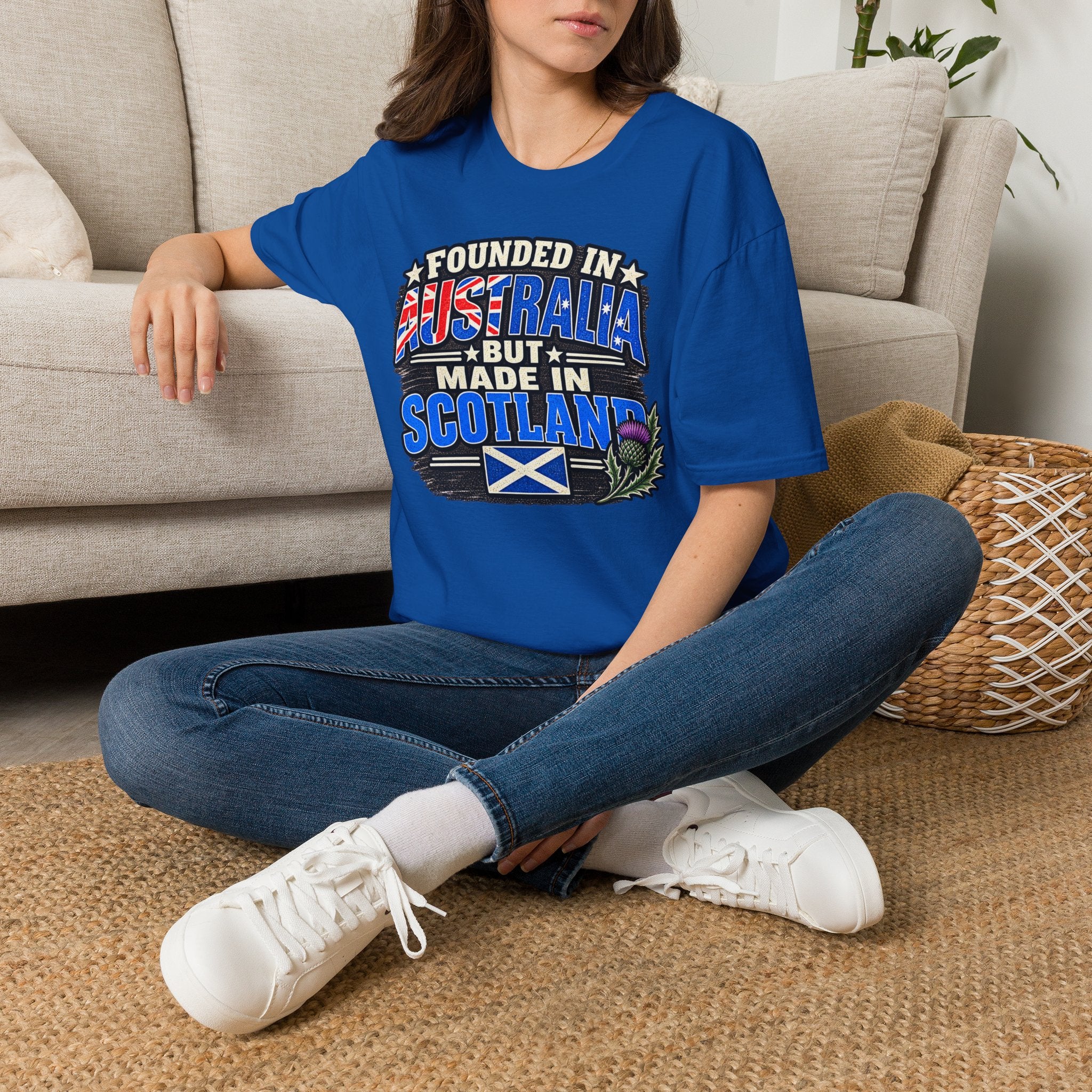 Australia Founded But Made in Scotland T‑Shirt