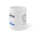 "My Body's in Toronto, My Heart's in Aberdeen" Mug | Scottish Expat Time-Zone Gift