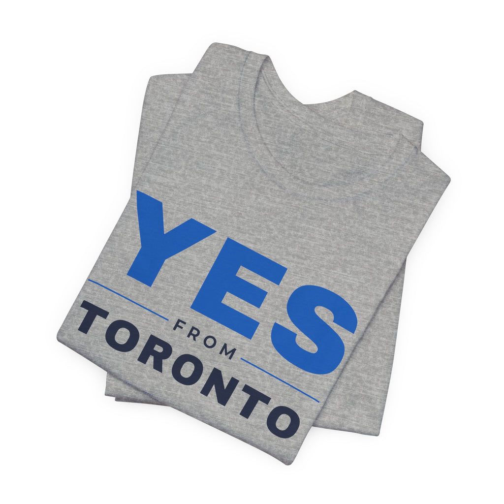 "Yes from Toronto" Scottish Independence T-Shirt (Australia & NZ Shipping) | Scots in Canada Tee