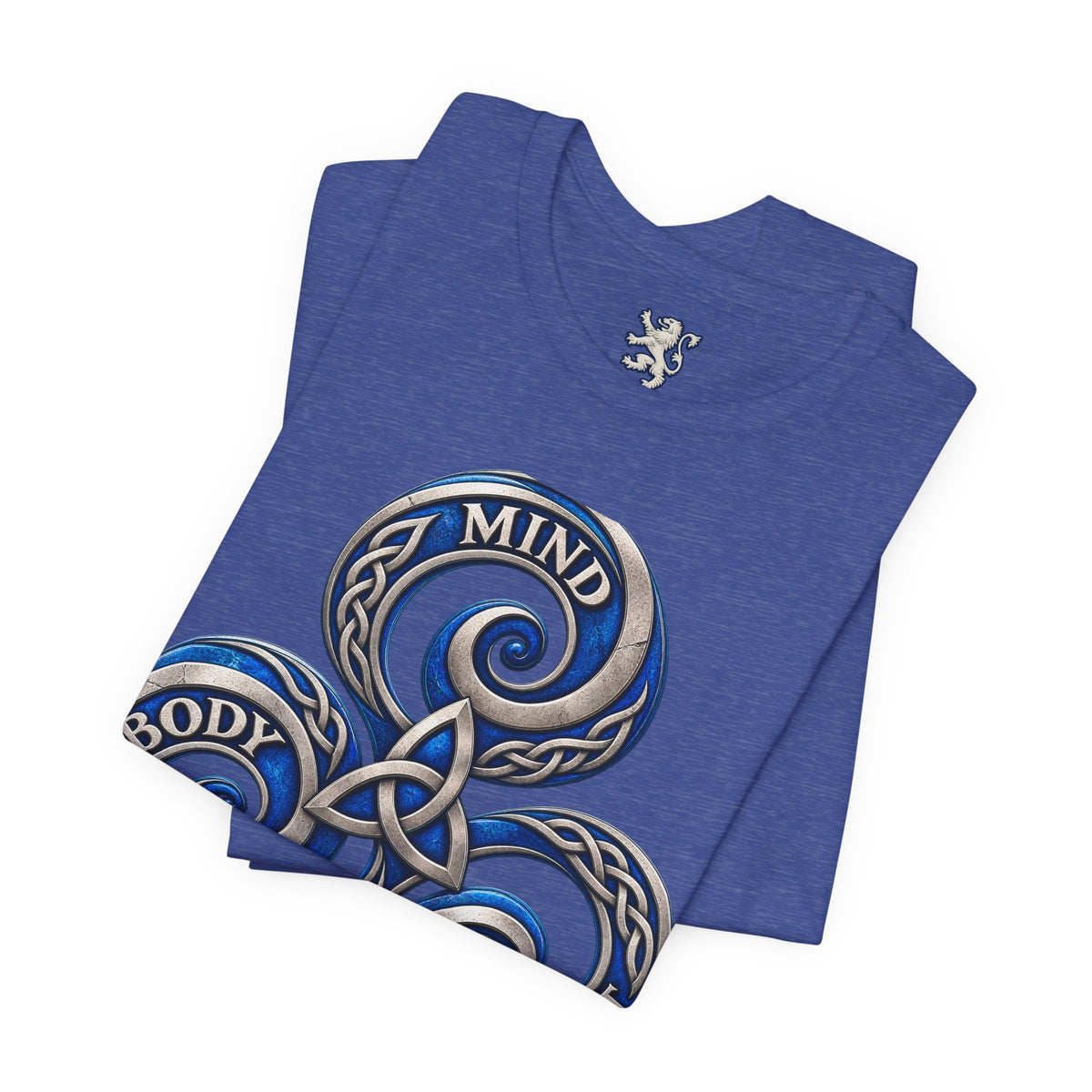 Mind Body Spirit Triskelion T-Shirt — Celtic Wellness Tee