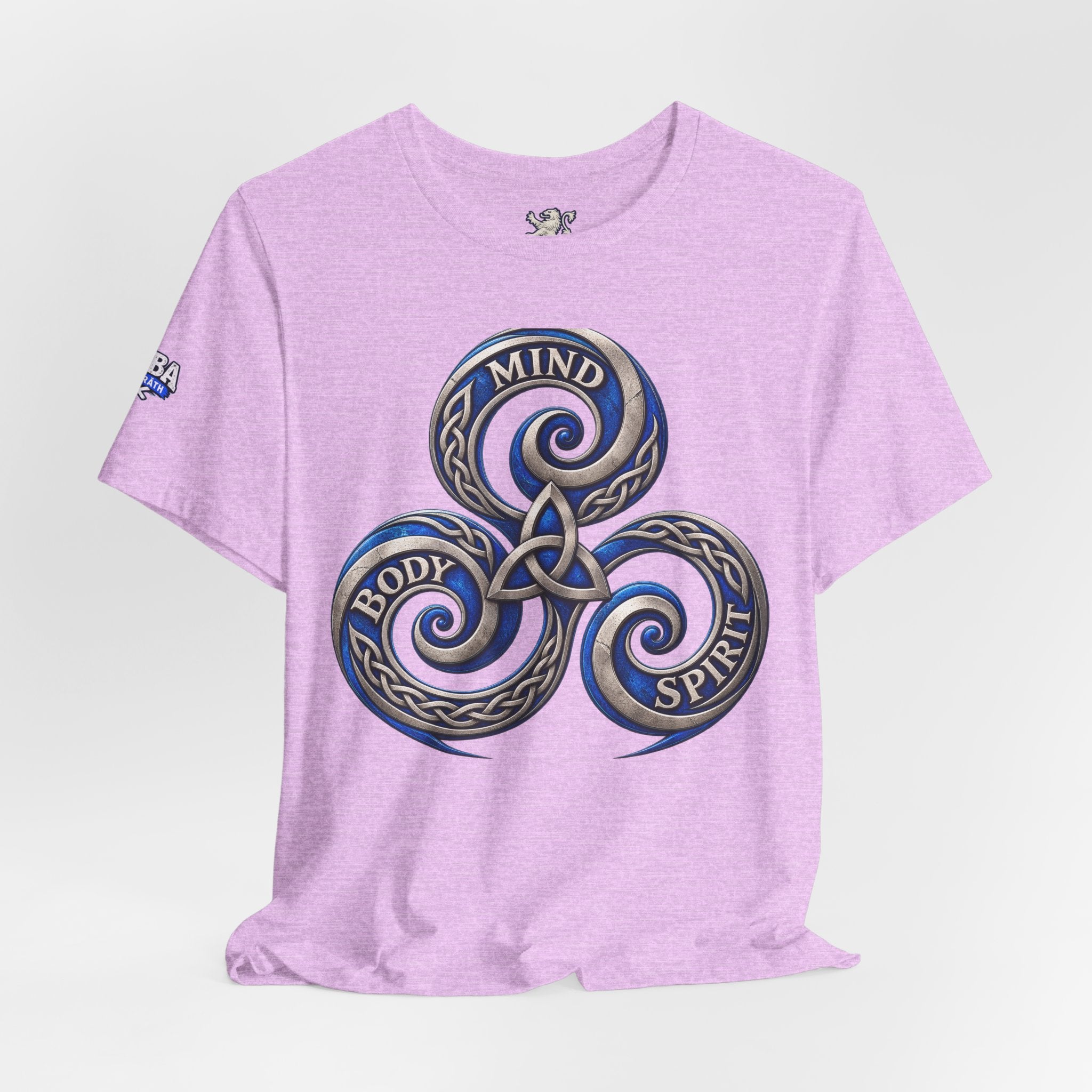 Mind Body Spirit Triskelion T-Shirt — Celtic Wellness Tee