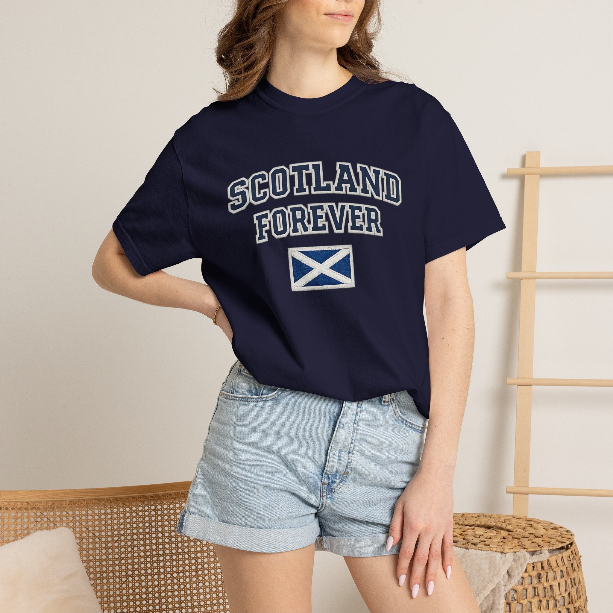 Scotland Forever T-Shirt — Scottish Flag Tee