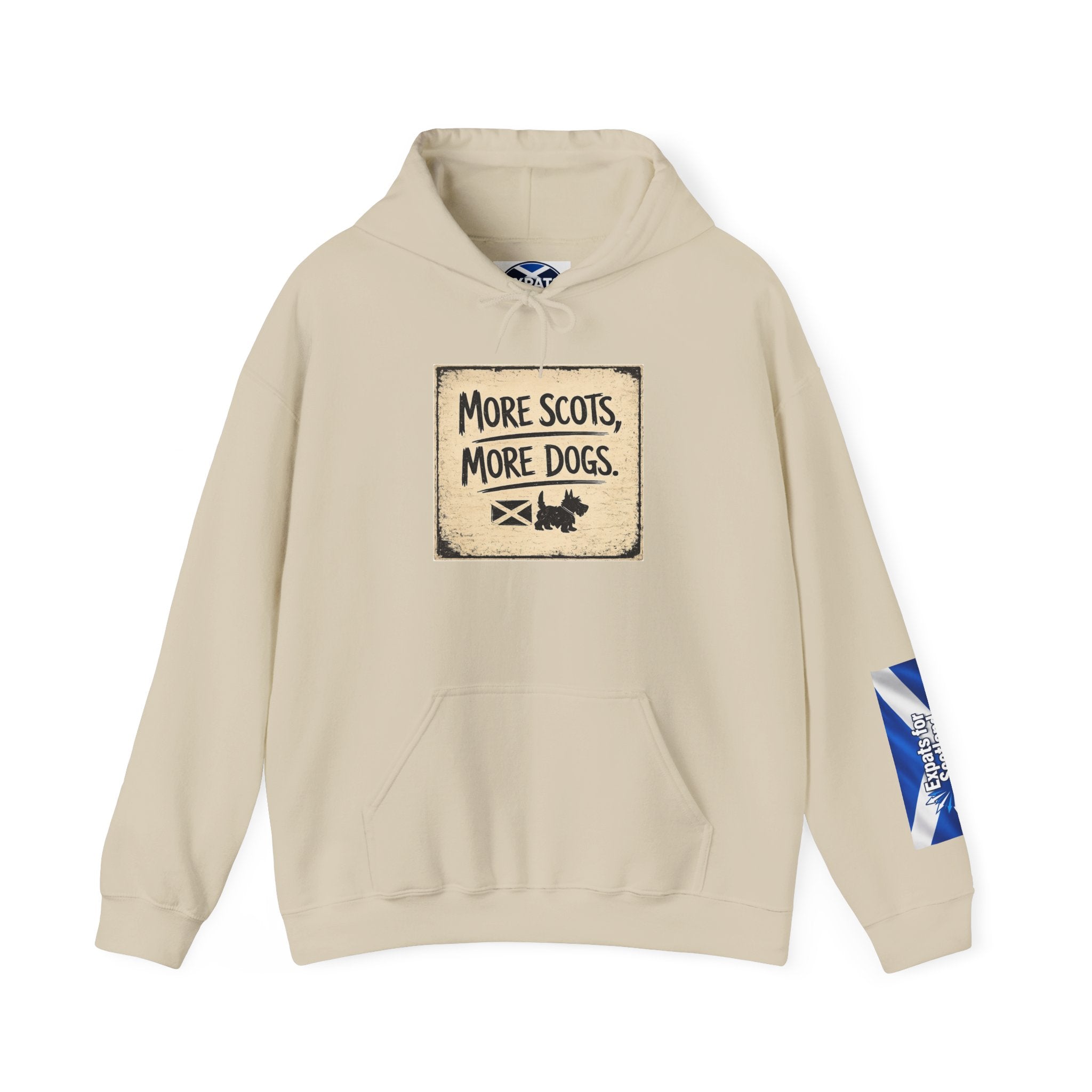 More Scots, More Dogs Hoodie — Scottish Pride Dog Lover Pullover