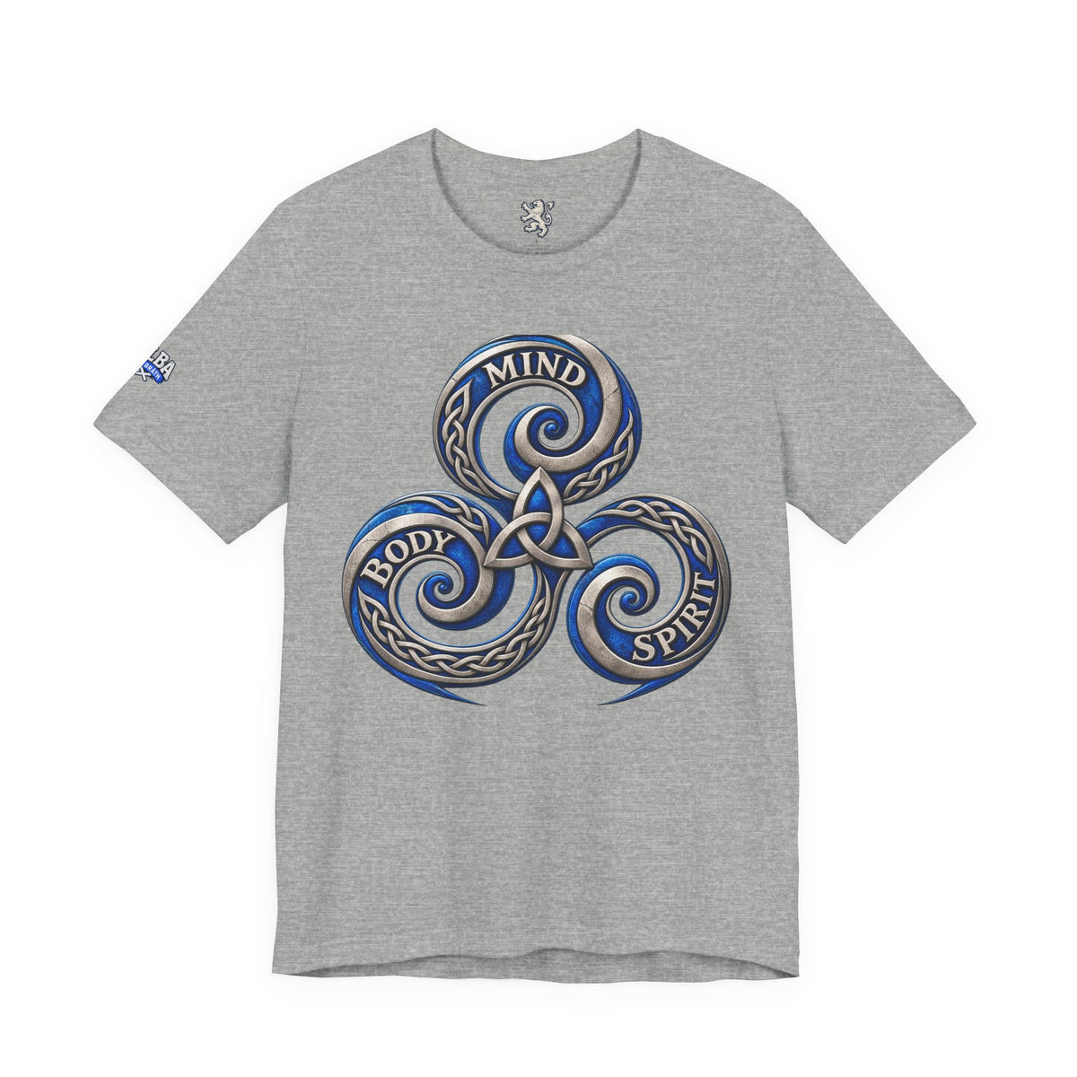 Mind Body Spirit Triskelion T-Shirt — Celtic Wellness Tee