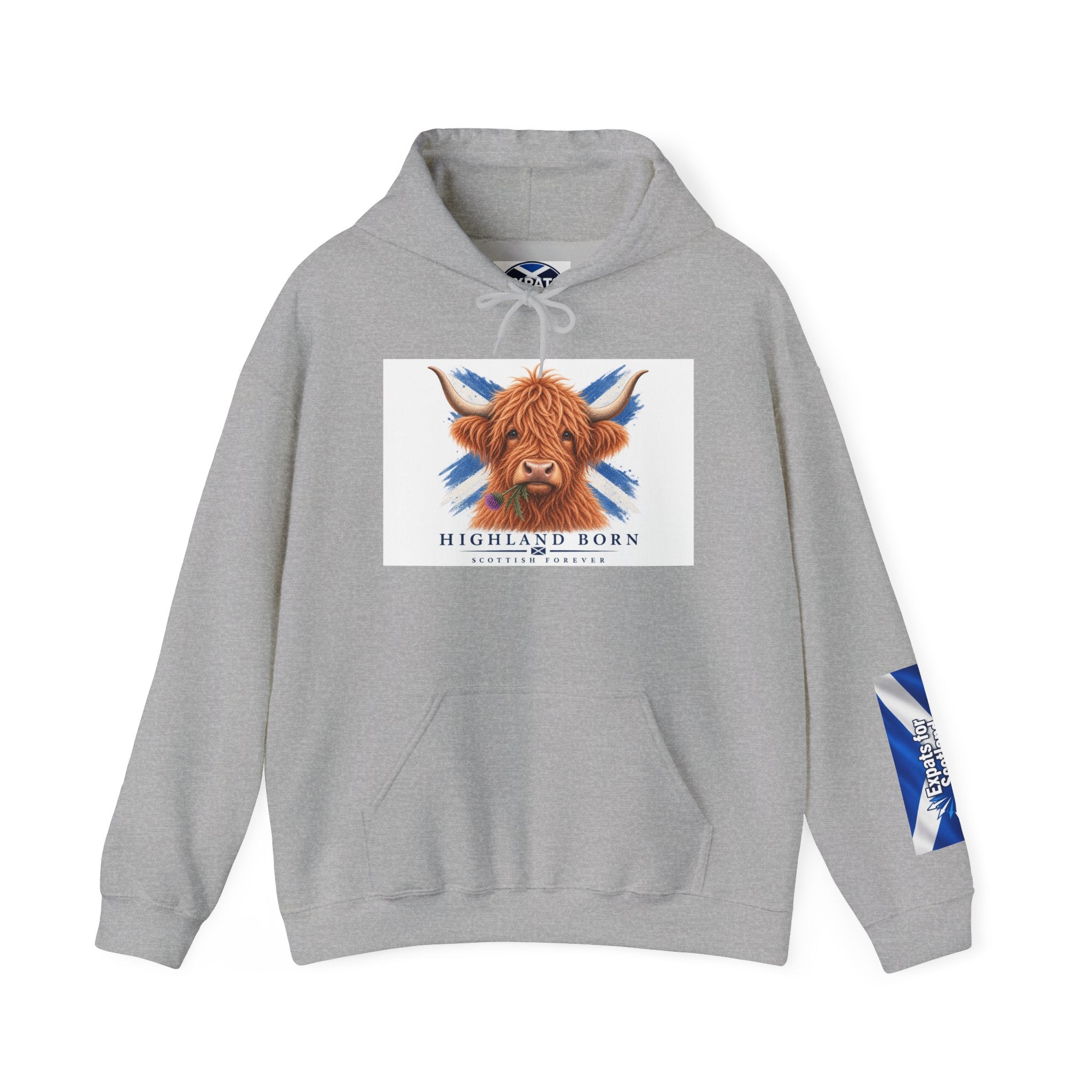 Highland Born Scottish Cow Hoodie