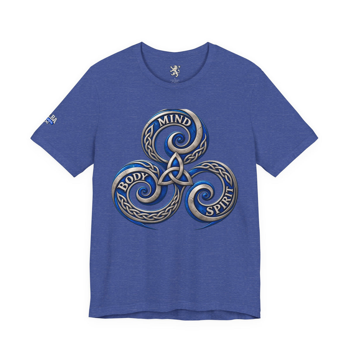 Mind Body Spirit Triskelion T-Shirt — Celtic Wellness Tee