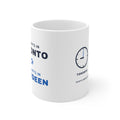 "My Body's in Toronto, My Heart's in Aberdeen" Mug (EU Shipping) | Scottish Expat Time-Zone Gift