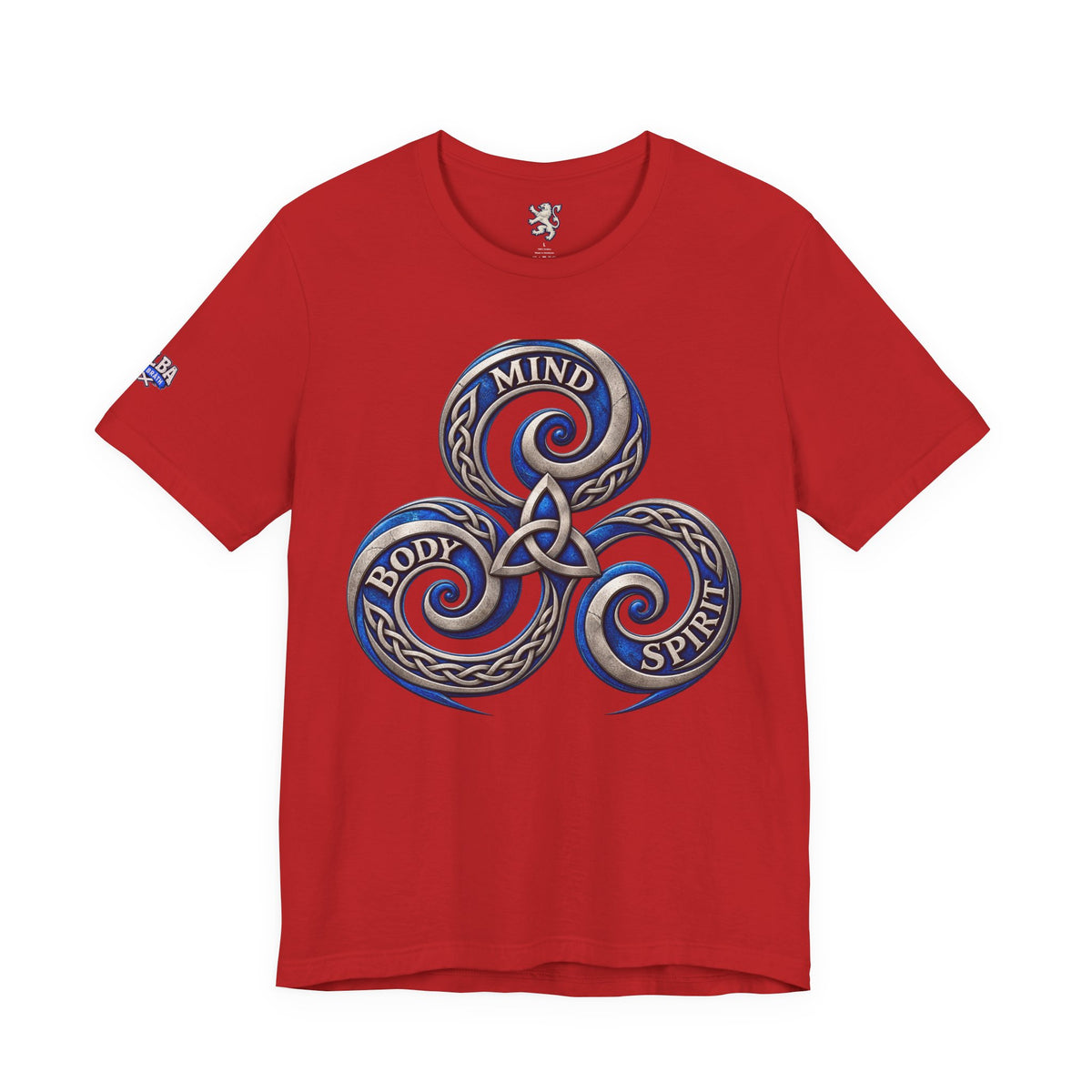 Mind Body Spirit Triskelion T-Shirt — Celtic Wellness Tee