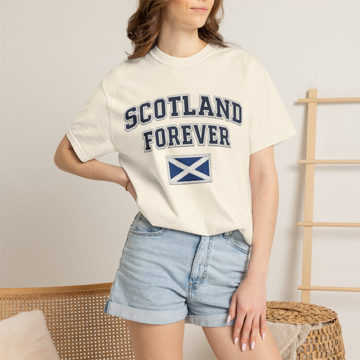 Scotland Forever T-Shirt — Scottish Flag Tee