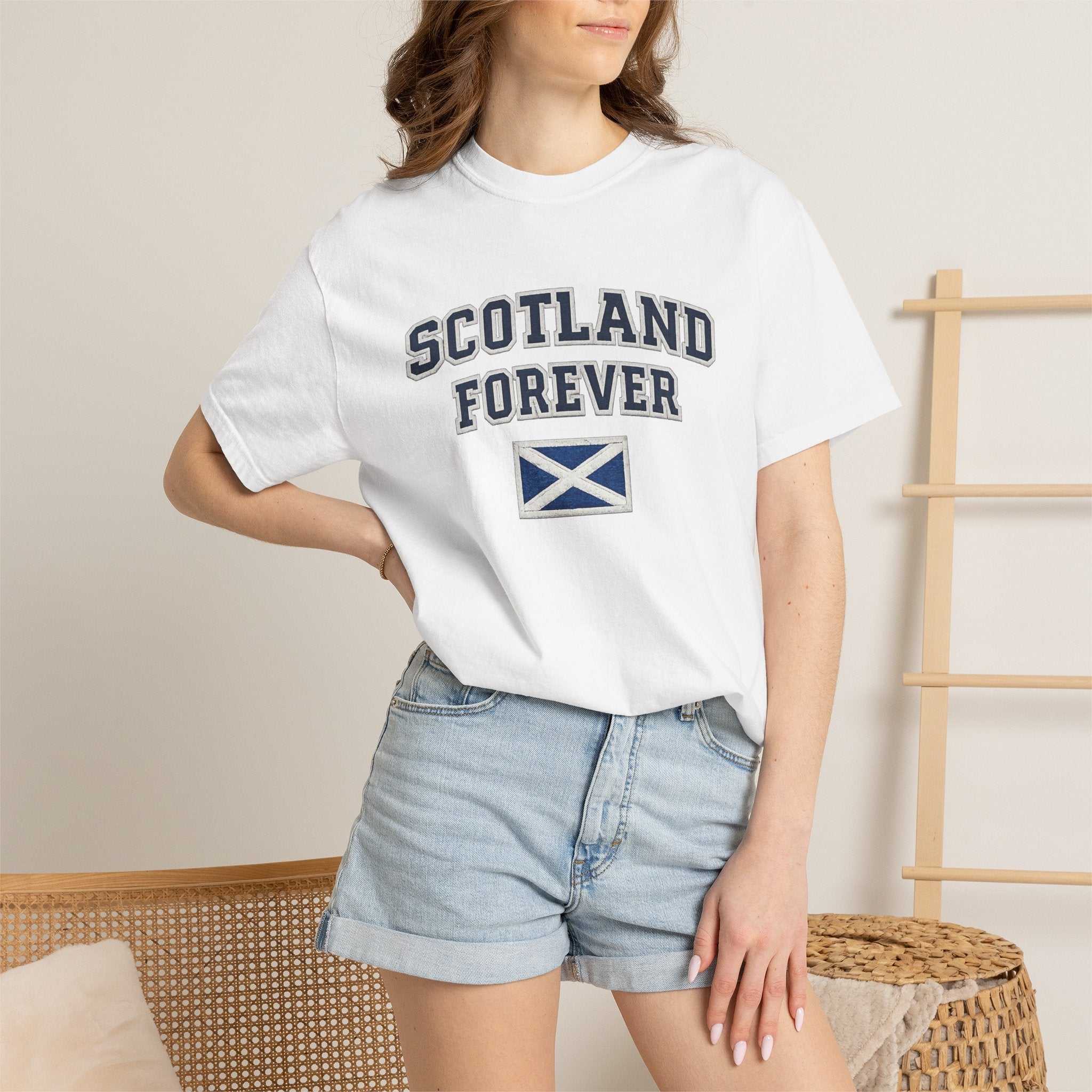 Scotland Forever T-Shirt — Scottish Flag Tee