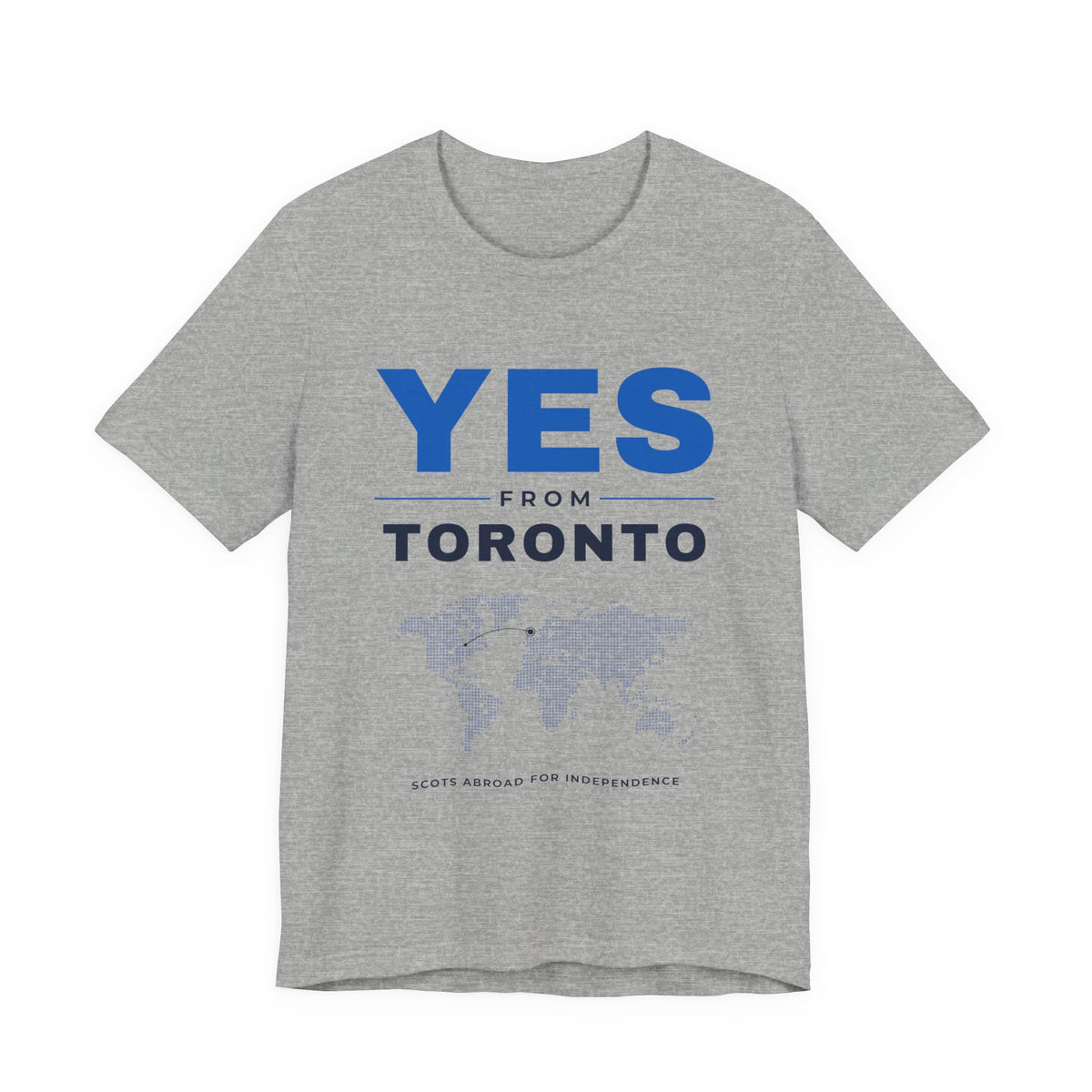 "Yes from Toronto" Scottish Independence T-Shirt (Australia & NZ Shipping) | Scots in Canada Tee