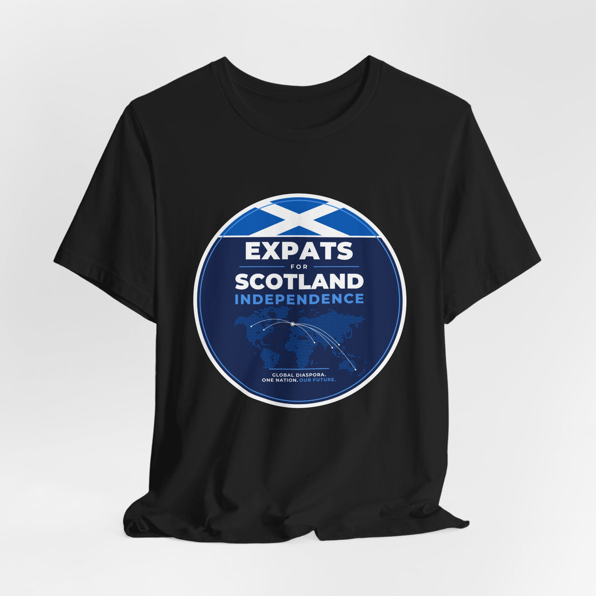 Expats for Scotland Independence Logo T-Shirt (Australia & NZ Shipping) | Global Scottish Diaspora Tee