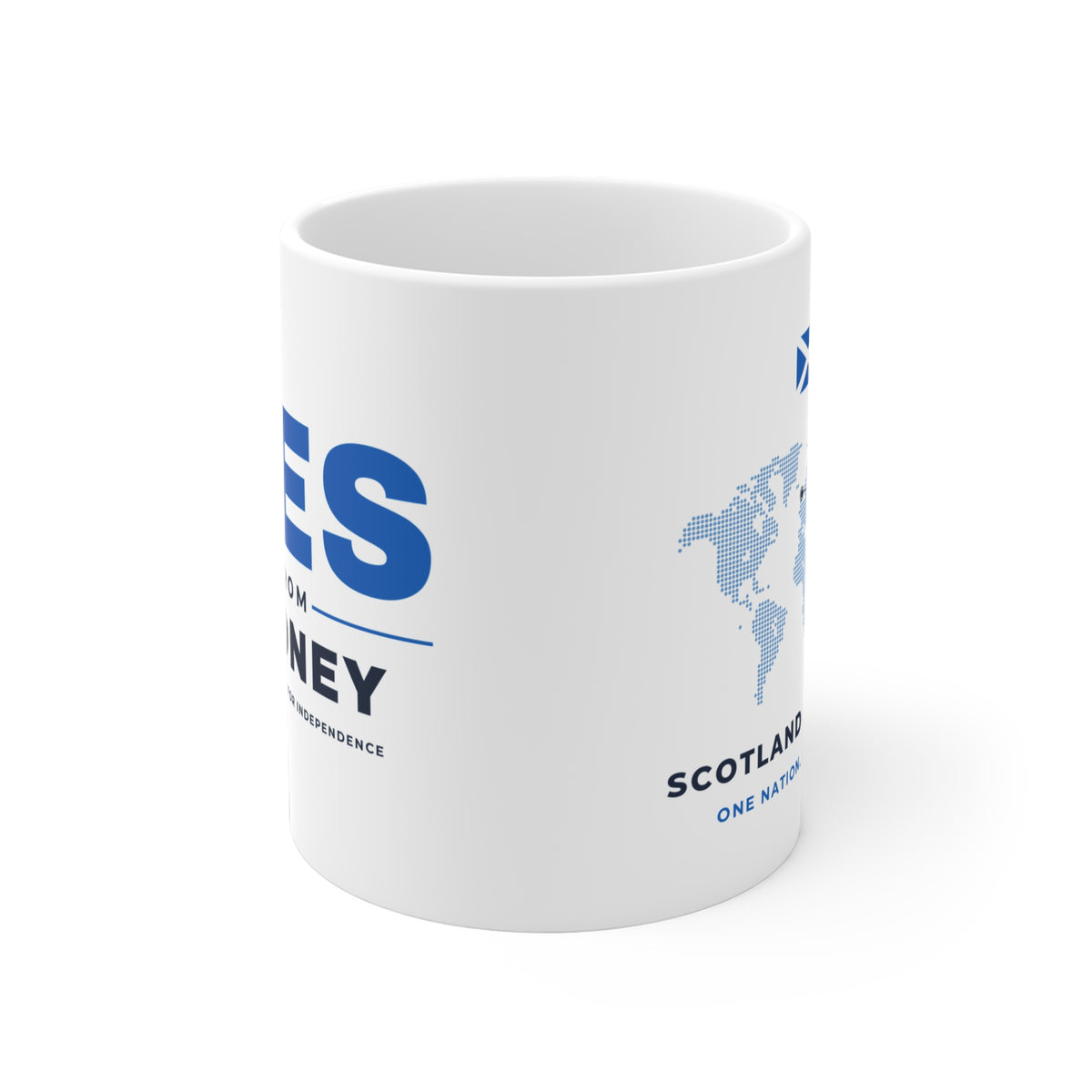 "Yes from Sydney" Scottish Independence Mug (Asia & Middle East Shipping) | 11oz Scots in Australia Gift