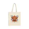 Highland Born Tote Bag – Scottish Highland Cow Canvas
