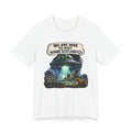 Scotland UFO Tee — "We Are Here to Visit Bonnie Scotland" Travel T‑Shirt