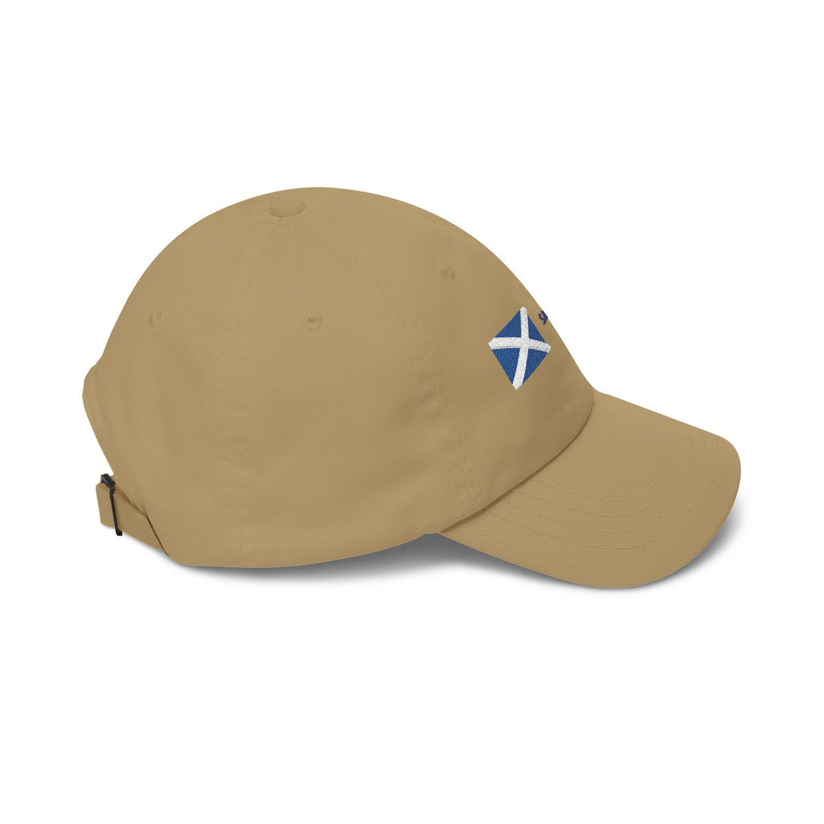 "Saor Alba" Embroidered Dad Cap | Scottish Gaelic Saltire Hat for Scots Abroad