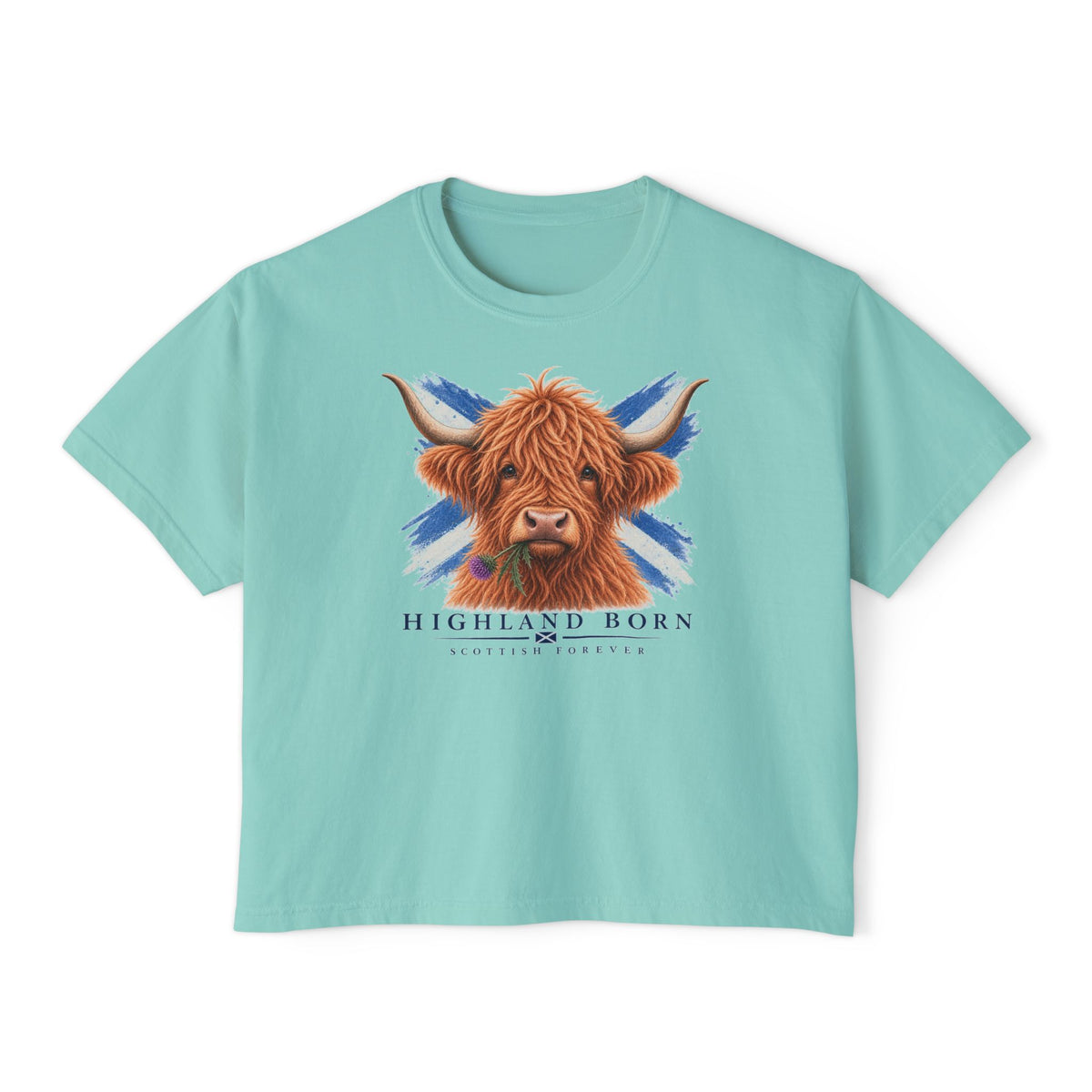 Highland Born Cow — Women's Boxy T-Shirt