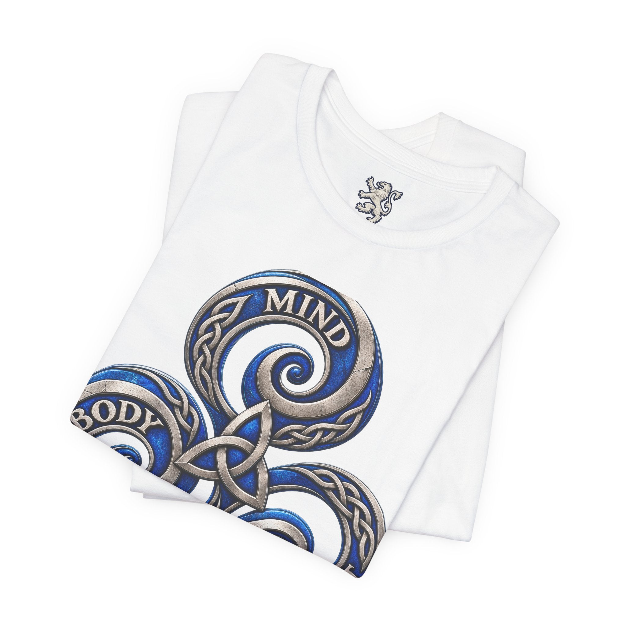 Mind Body Spirit Triskelion T-Shirt — Celtic Wellness Tee