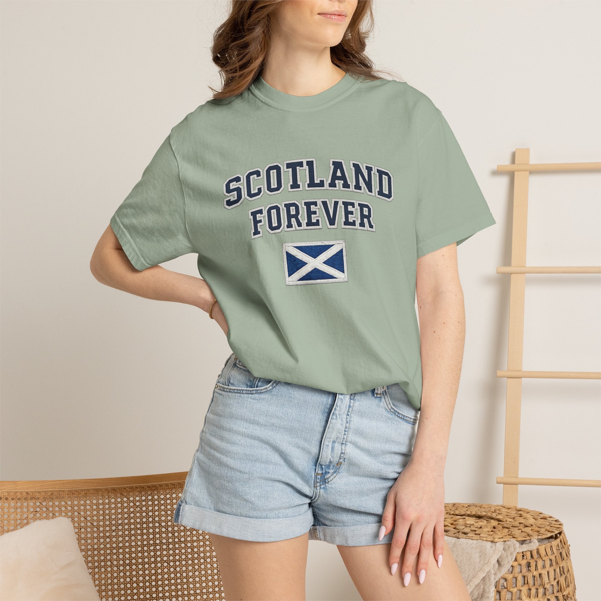 Scotland Forever T-Shirt — Scottish Flag Tee