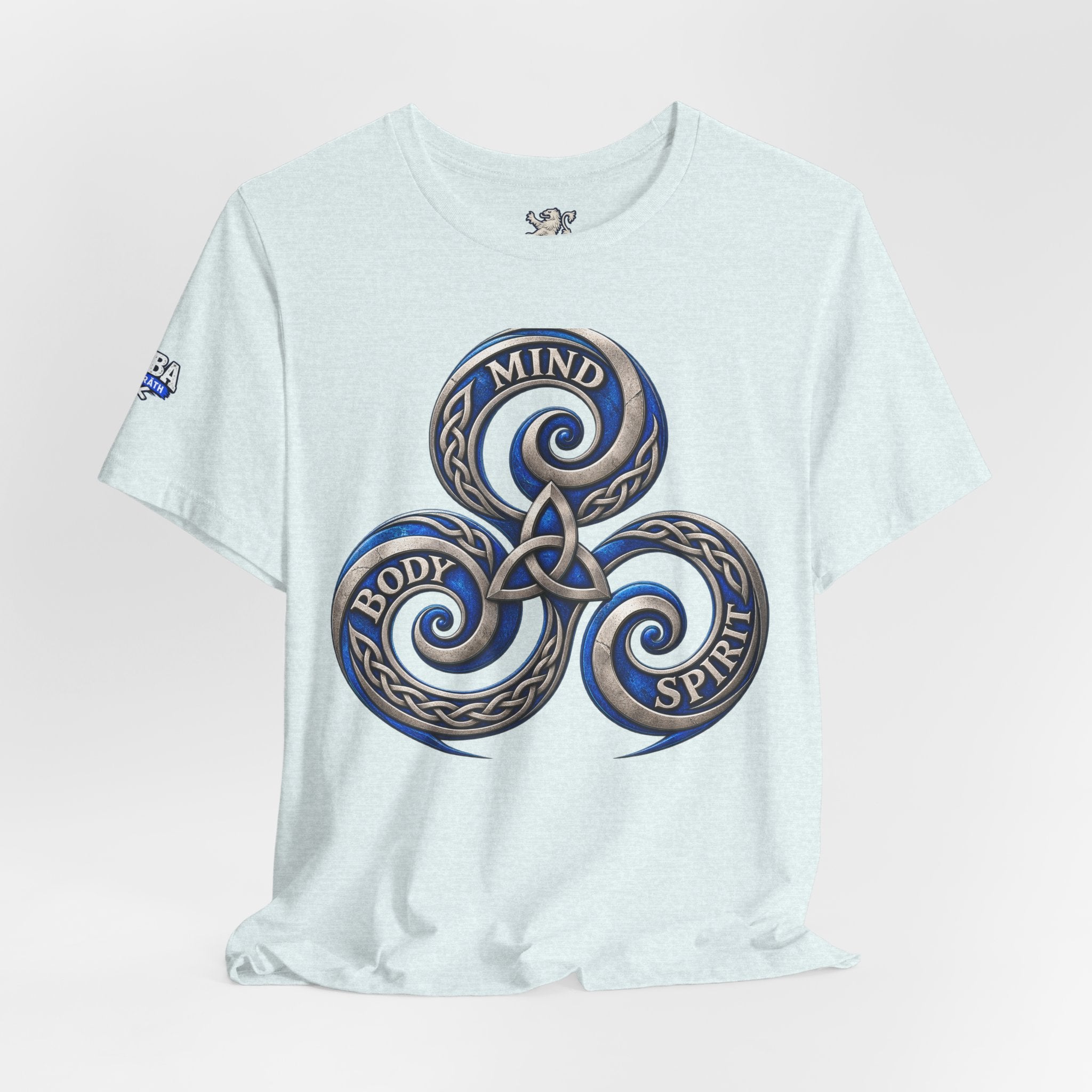 Mind Body Spirit Triskelion T-Shirt — Celtic Wellness Tee