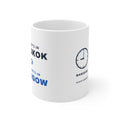 "My Body's in Bangkok, My Heart's in Glasgow" Mug (Asia & Middle East Shipping) | Scottish Expat Time-Zone Gift