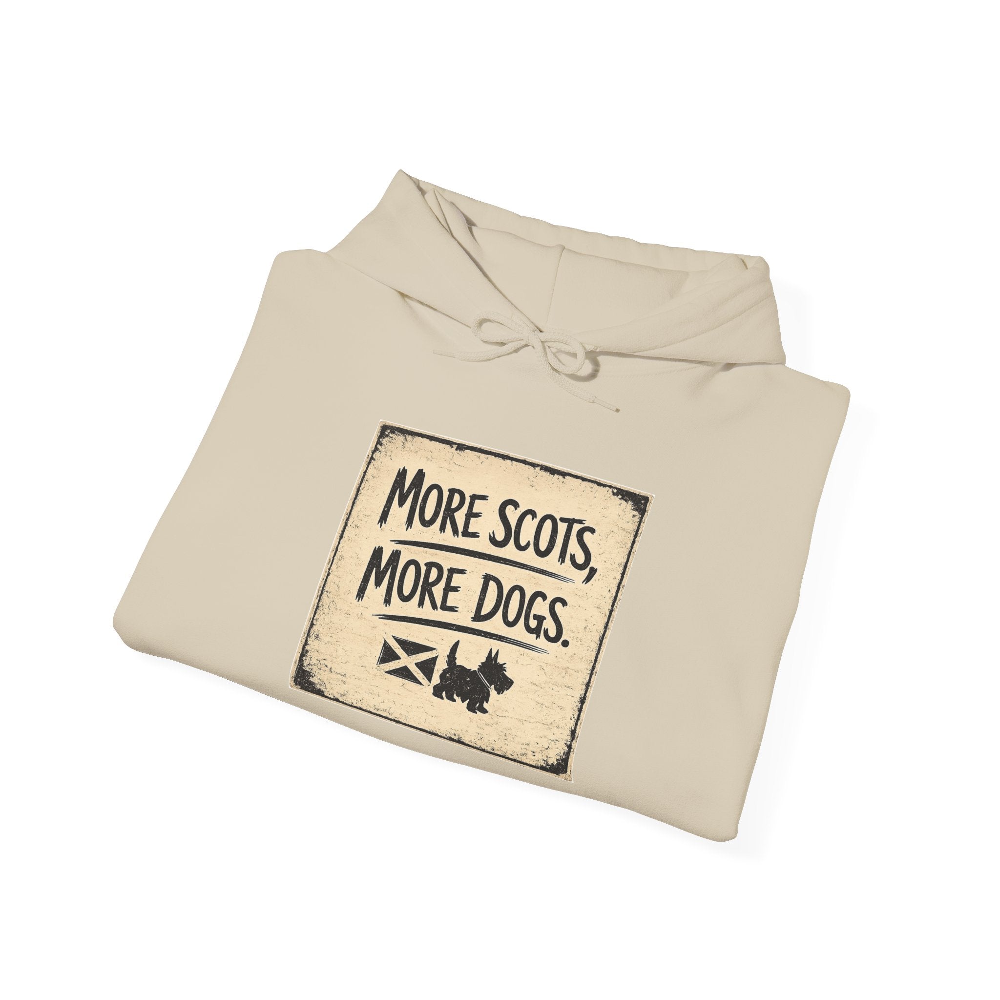 More Scots, More Dogs Hoodie — Scottish Pride Dog Lover Pullover
