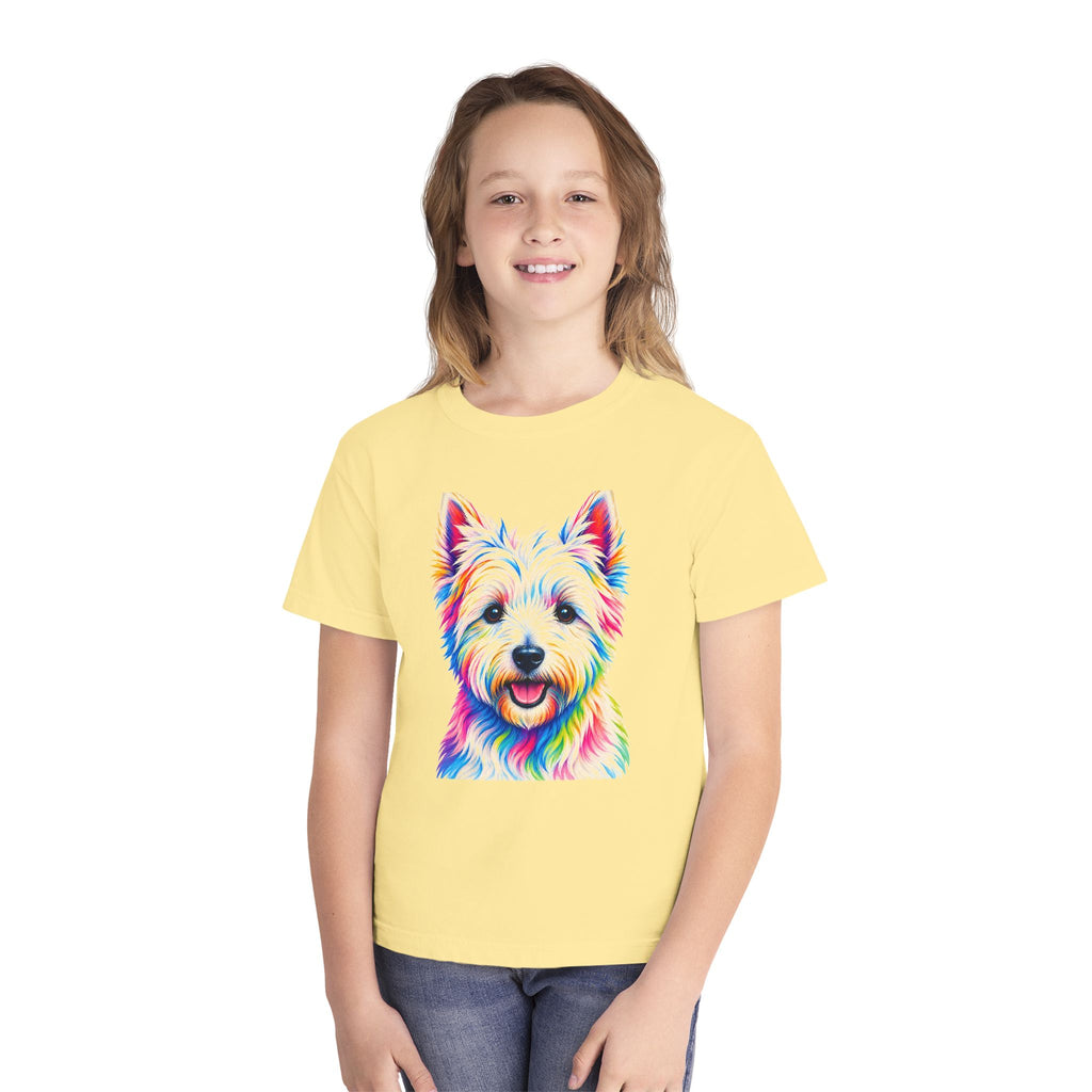 Youth Westie Dog Kids T-Shirt
