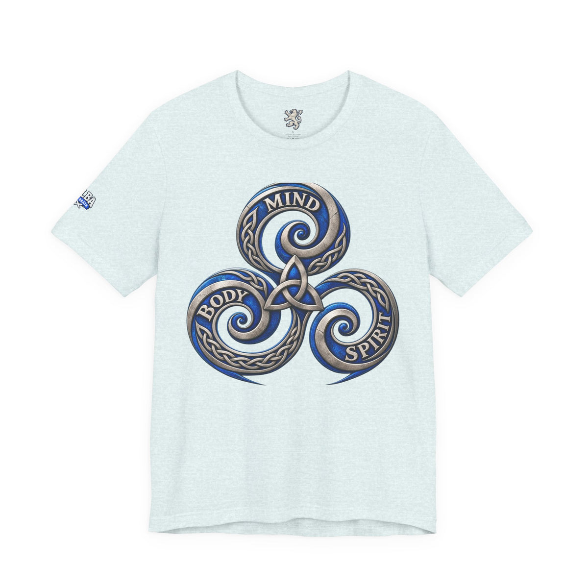 Mind Body Spirit Triskelion T-Shirt — Celtic Wellness Tee