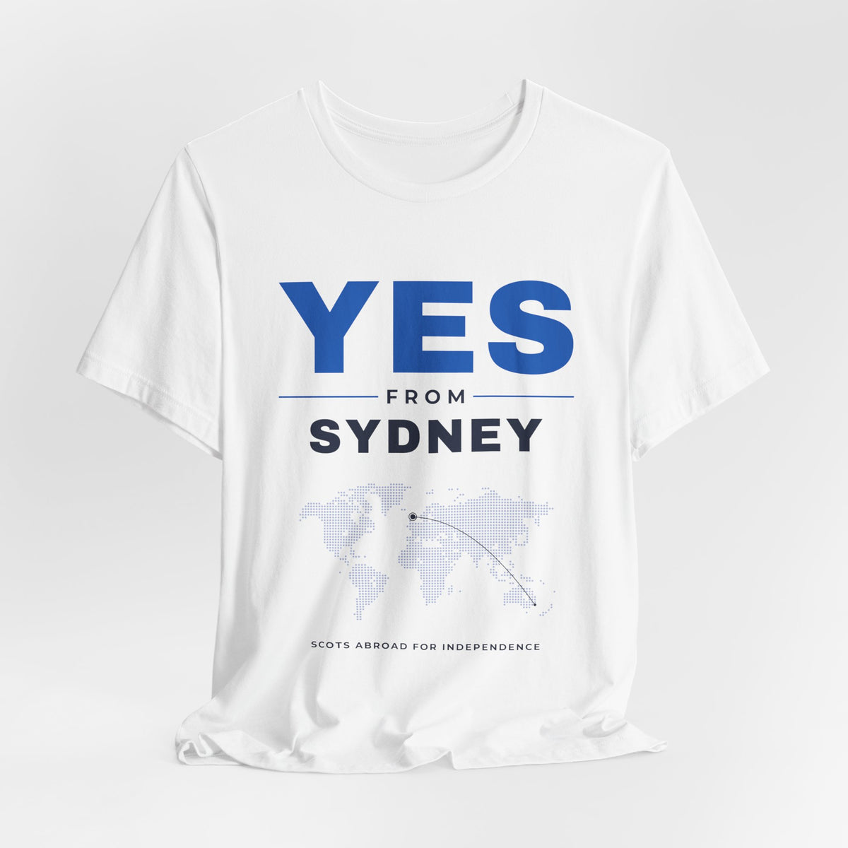"Yes from Sydney" Scottish Independence T-Shirt (Australia & NZ Shipping) | Scots in Australia Tee